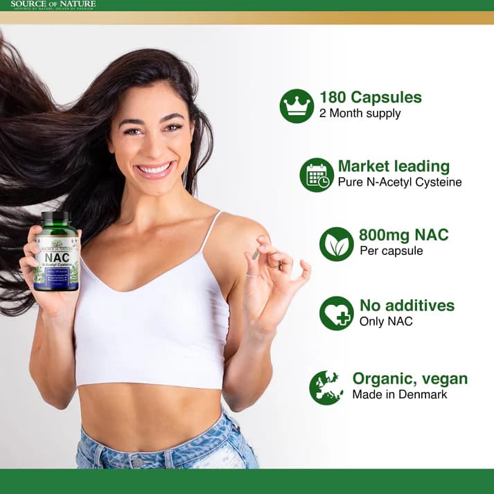 NAC (N-Acetyl Cysteine) 800mg - 180stk 2