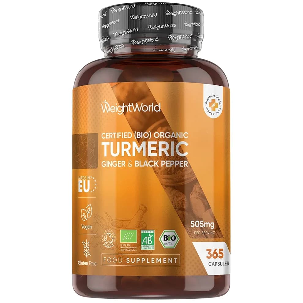 Organic Turmeric with Black Pepper & Ginger Capsules