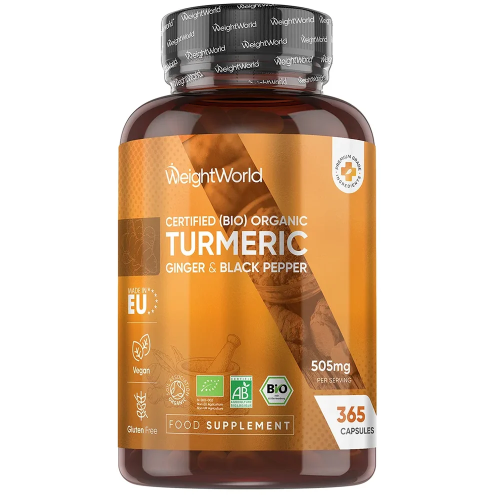 Organic Turmeric with Black Pepper & Ginger Capsules