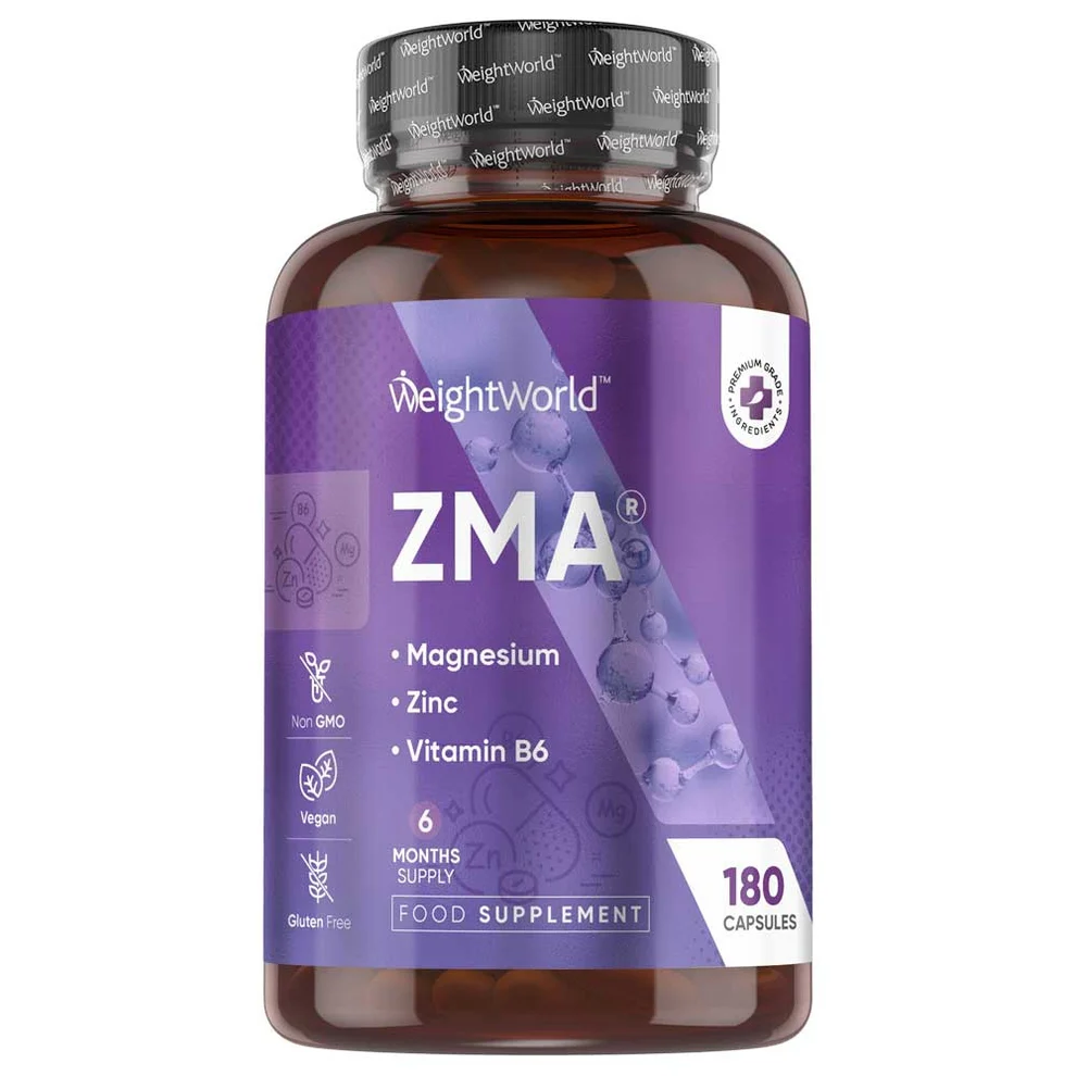 ZMA hylki sem innihalda Magnesium, Zinc og Vitamin B6