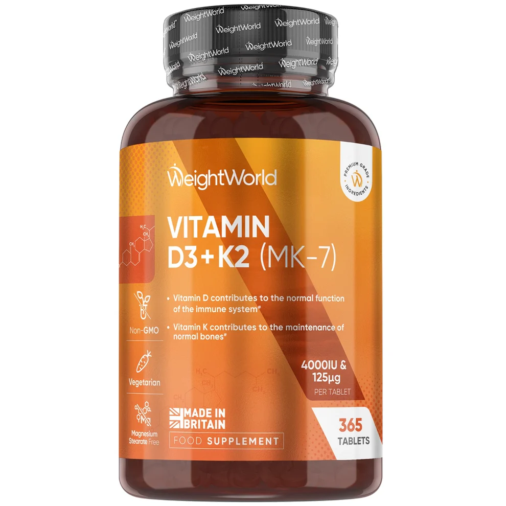 Vítamín D3 4000 IU + K2 125 mcg